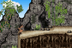 Lara Croft Tomb Raider Legend GBA Screenshot